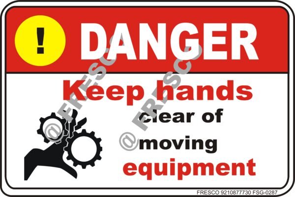 Waterproof Sunboard Sign, Self-adhesive/Nail Mounting (18 X12 INCH (45.72 X 30.48 CM),Danger signboard